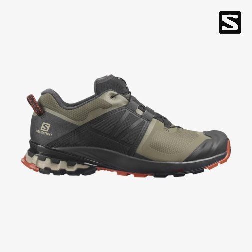 Sapatilhas Trail Running Salomon Xa Wild Masculino Pretas Verde Oliva | PT R73512